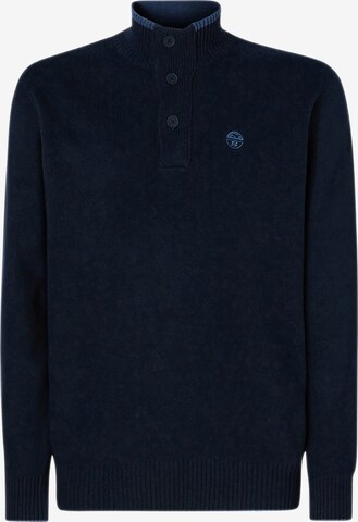 North Sails Trui 'Jumper' in Blauw: voorkant