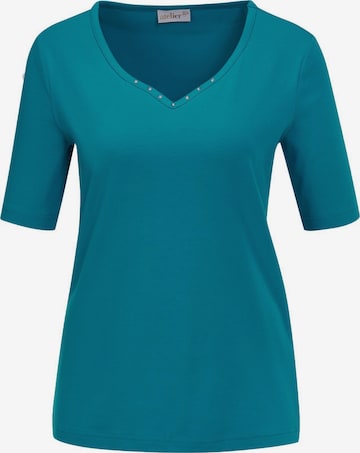 Goldner T-Shirt in Grün: Vorderseite