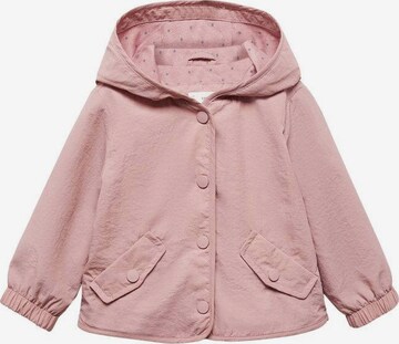 Veste mi-saison 'Wind' MANGO KIDS en rose : devant