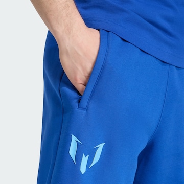 Regular Pantalon de sport 'Messi' ADIDAS PERFORMANCE en bleu