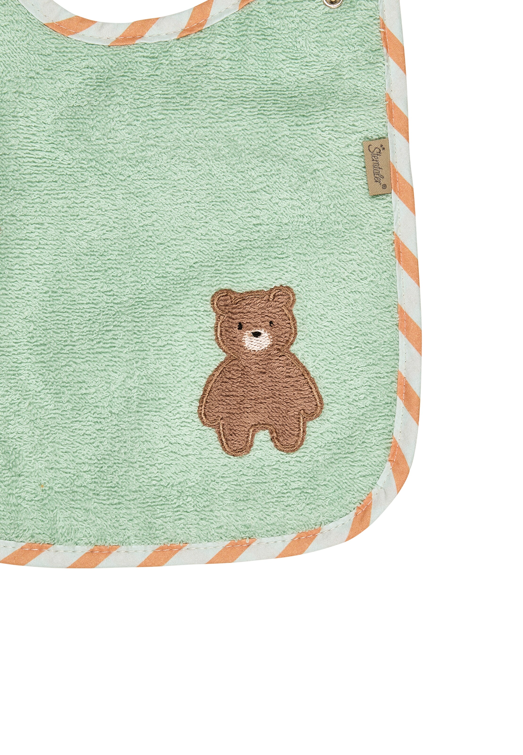 STERNTALER Tuch 'BÄR Bo' in Grün