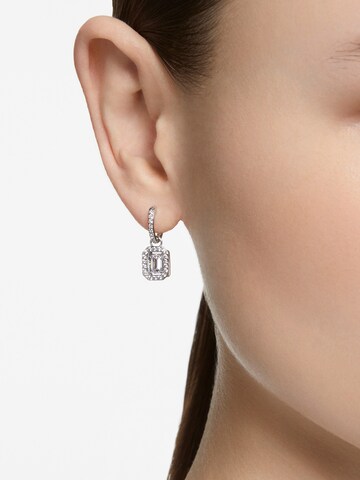 Swarovski Ohrringe 'Una drop earrings' in Silber