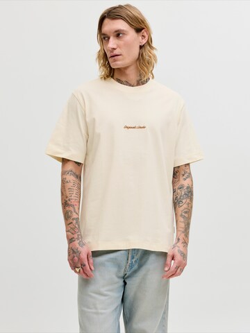 JACK & JONES Shirt 'JORNORREBRO' in Beige: front