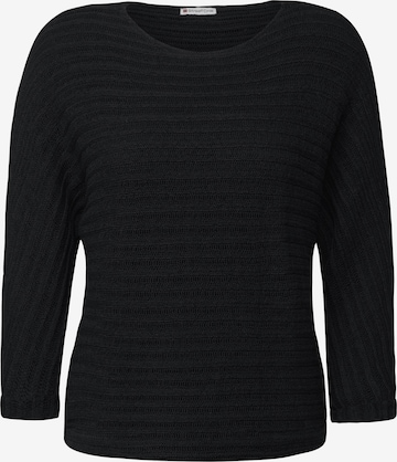 STREET ONE Sweater in Black: front