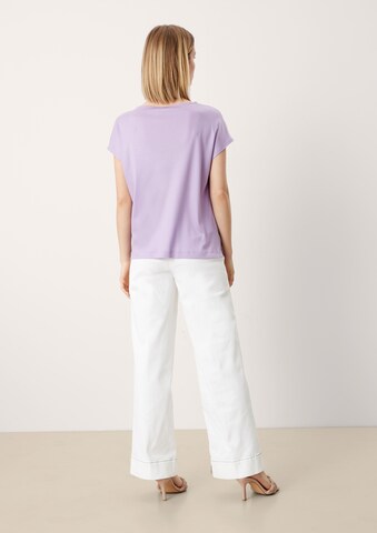 T-shirt s.Oliver BLACK LABEL en violet