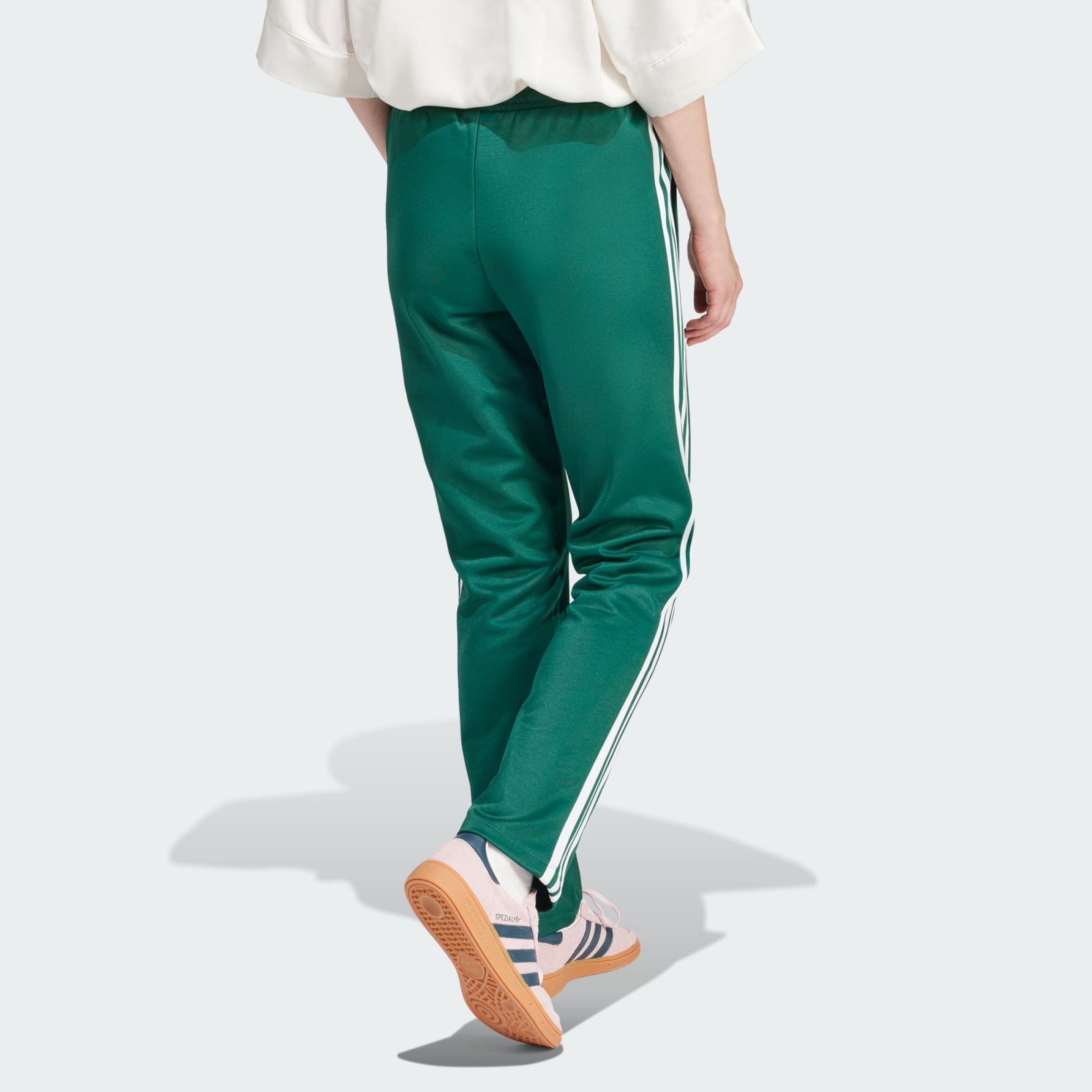 Adidas sst green track pants sale
