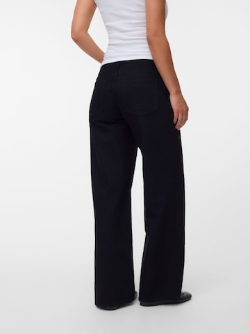 MAMALICIOUS Wide leg Jeans 'MLMalaga' i svart