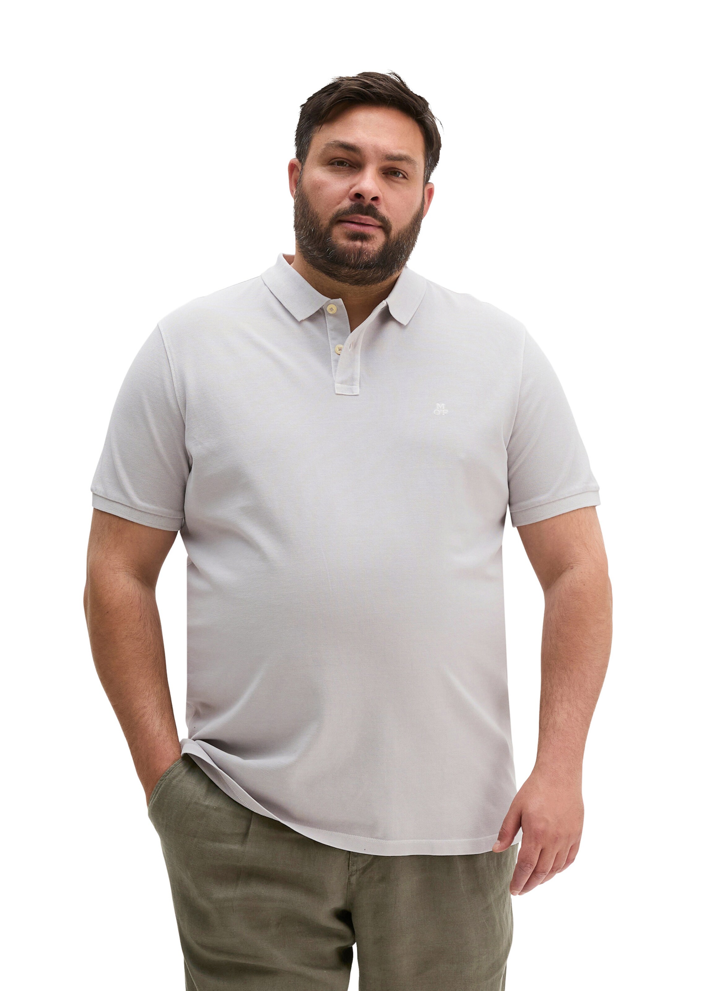 Marc O'Polo Shirt in Grey: front