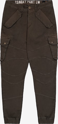ALPHA INDUSTRIES Брюки-карго 'Combat' в Коричневый: спереди