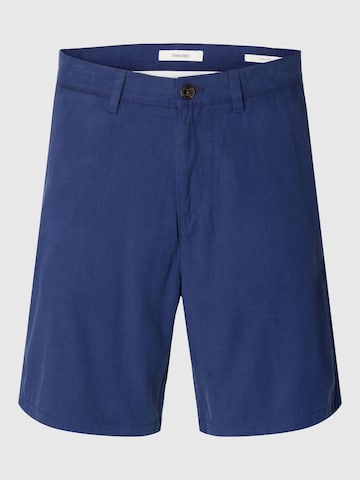 Regular Pantalon SELECTED en bleu