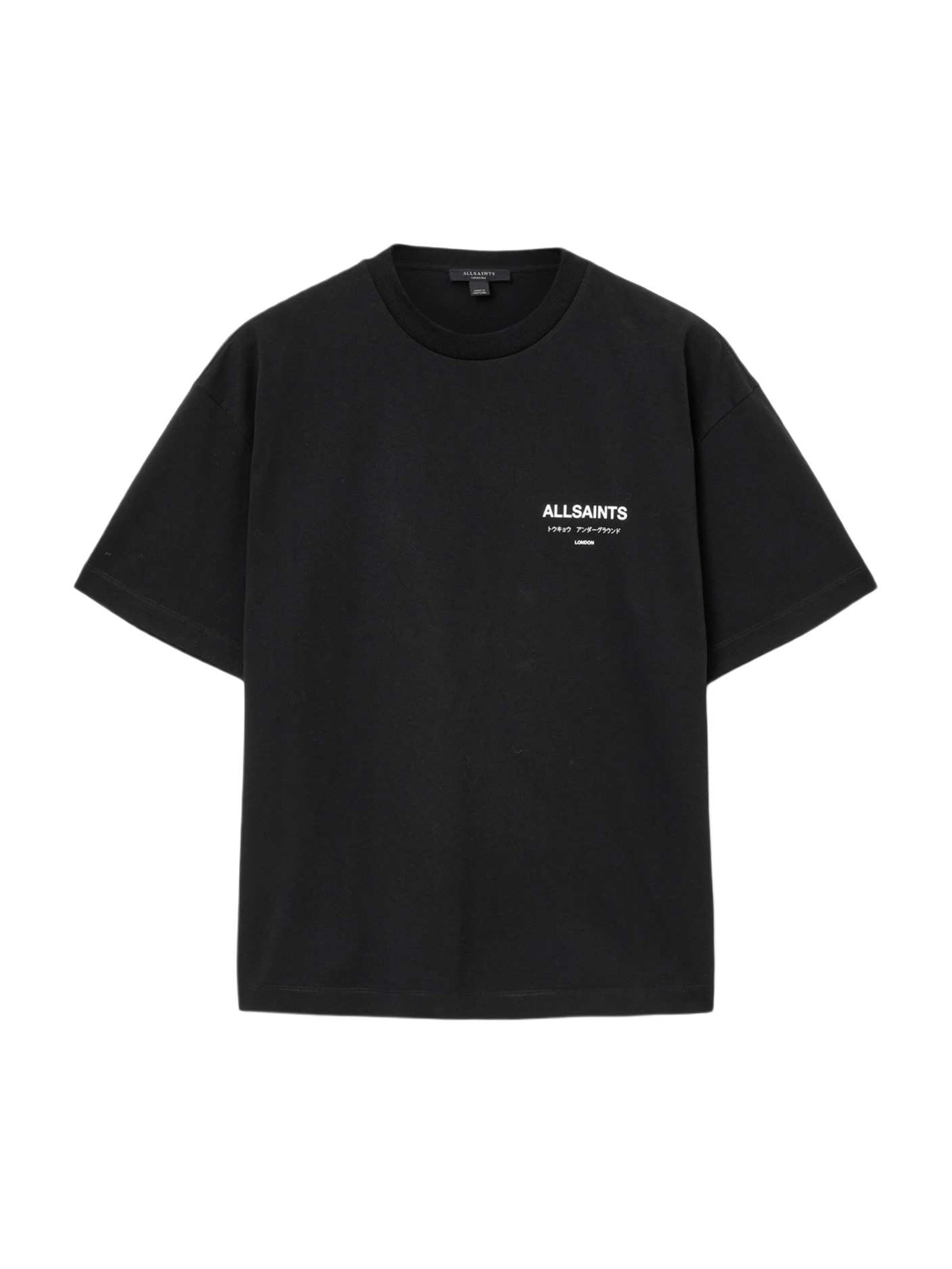 AllSaints Μπλουζάκι 'UNDERGROUND ETTA' σε μαύρο: μπροστά