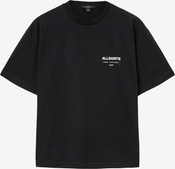 juoda AllSaints Marškinėliai 'UNDERGROUND ETTA': priekis