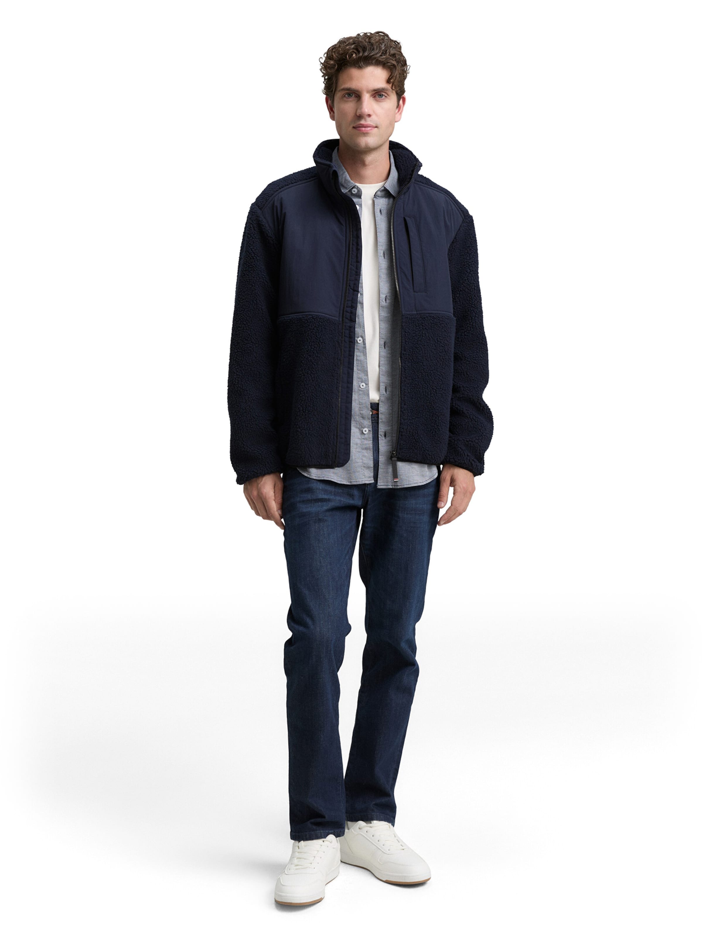 TOM TAILOR Демисезонная куртка в Синий