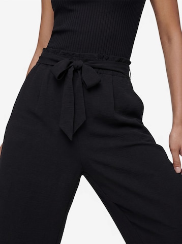 VERO MODA Wide Leg Laskoshousut 'VMCARLA' värissä musta