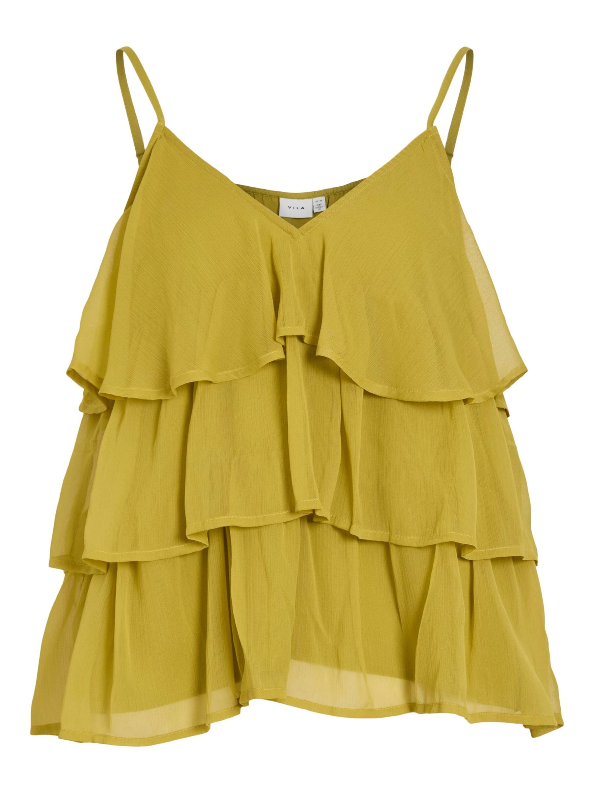 VILA - Top 'VIHarley' en verde: frente