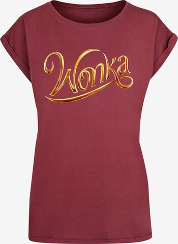 Maglietta 'Wonka' di ABSOLUTE CULT in rosso: frontale