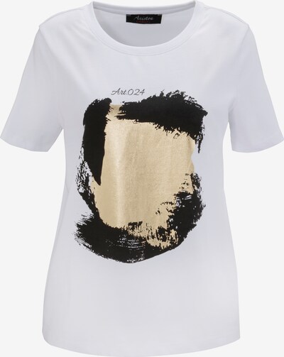 Aniston CASUAL Shirt in beige / schwarz / weiß, Produktansicht