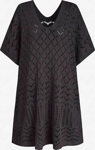 Cupshe Beach Dress in Black: front