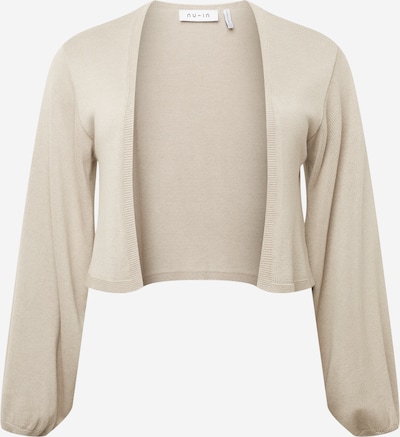 NU-IN Plus Knit Cardigan in Beige, Item view