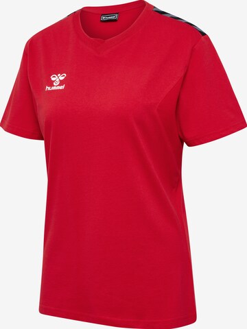 T-shirt 'Authentic Co' Hummel en rouge