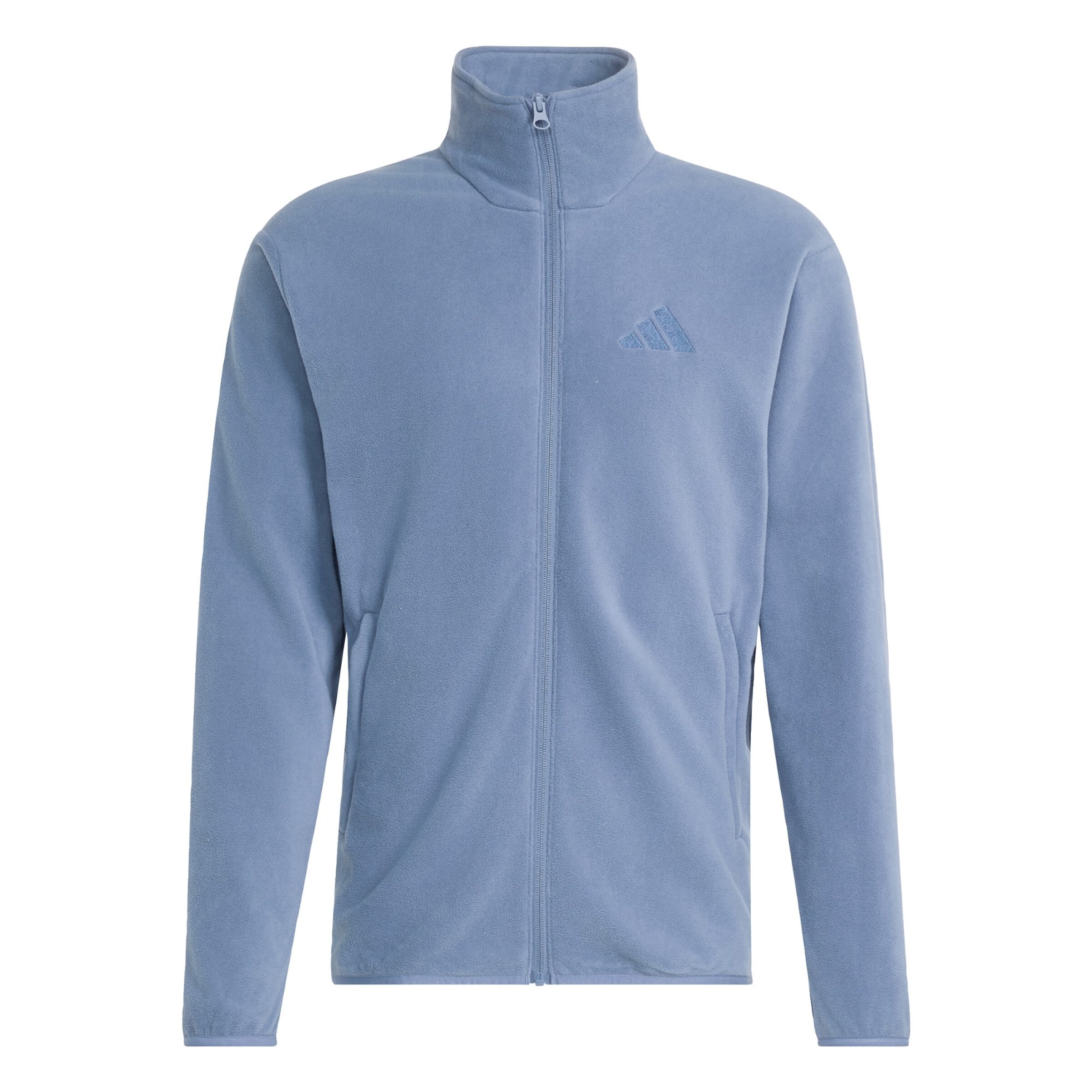 ADIDAS TERREX Athletic Fleece Jacket 'Essentials' in Blue: front