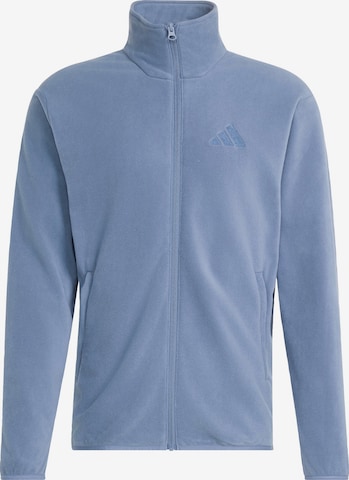 ADIDAS TERREX Athletic Fleece Jacket 'Essentials' in Blue: front