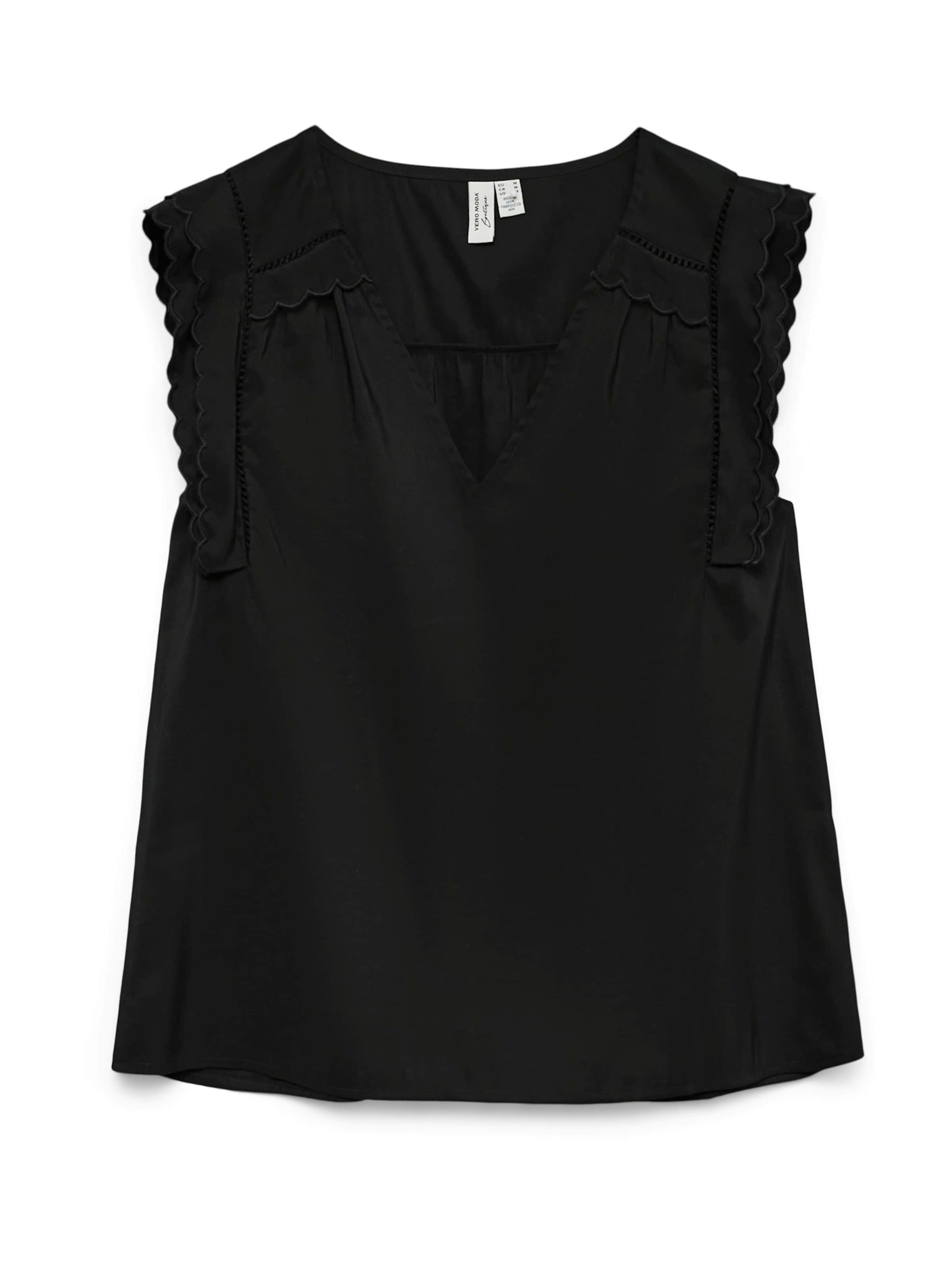 VERO MODA Bluse 'VMJENESIS' i sort: forside