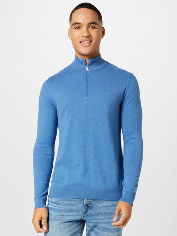 SELECTED HOMME - Ajuste regular Jersey 'Berg' en azul: frente