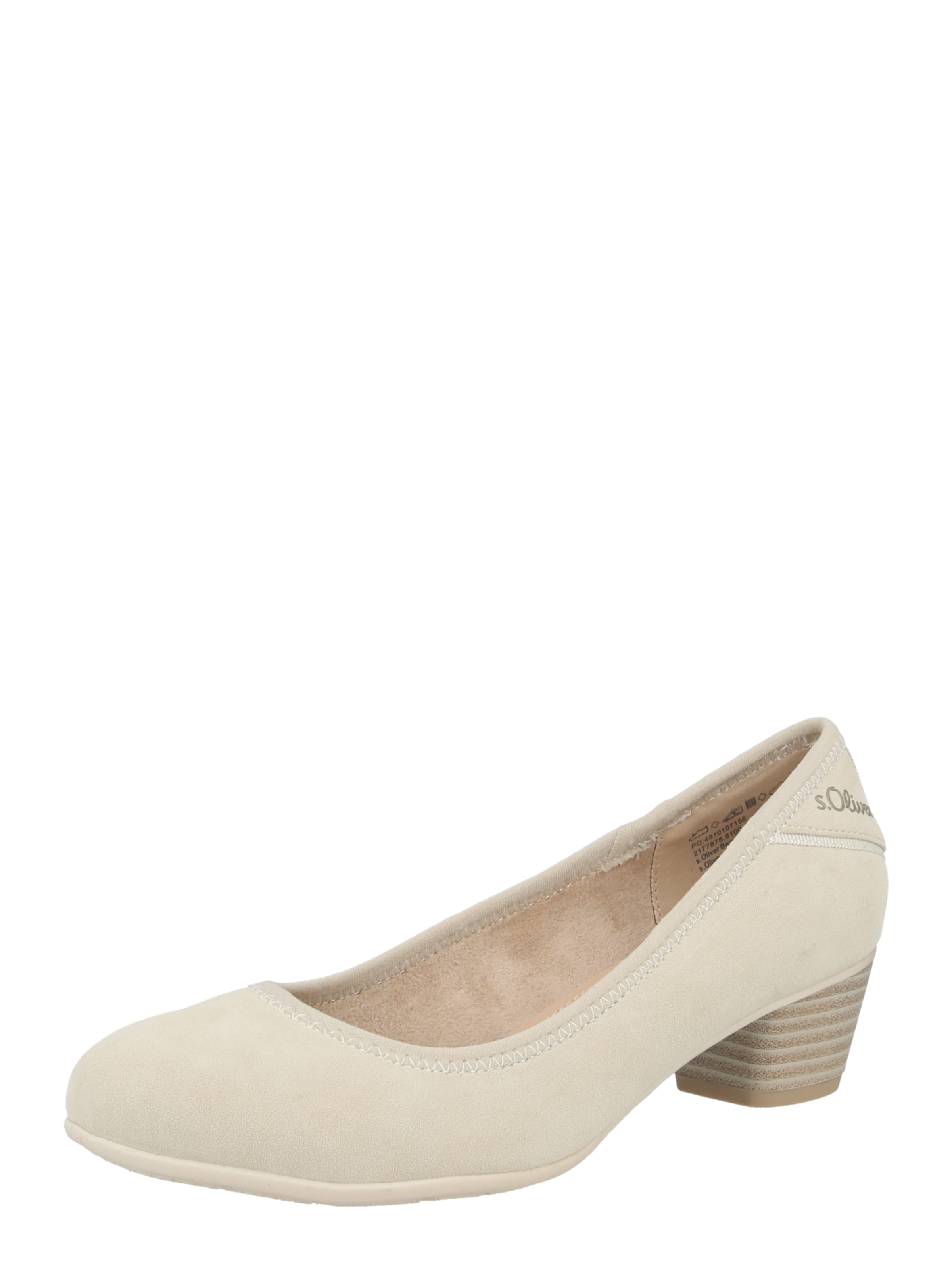 s.Oliver Лодочки в Бежевый: спереди