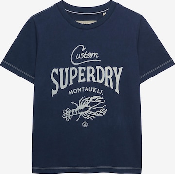 T-shirt 'Heritage Hamptons' Superdry & Co en bleu : devant