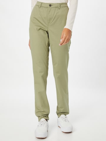 ESPRIT Regular Панталон Chino в зелено: отпред