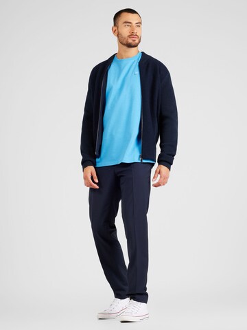 KnowledgeCotton Apparel Shirt 'ALDER' in Blue