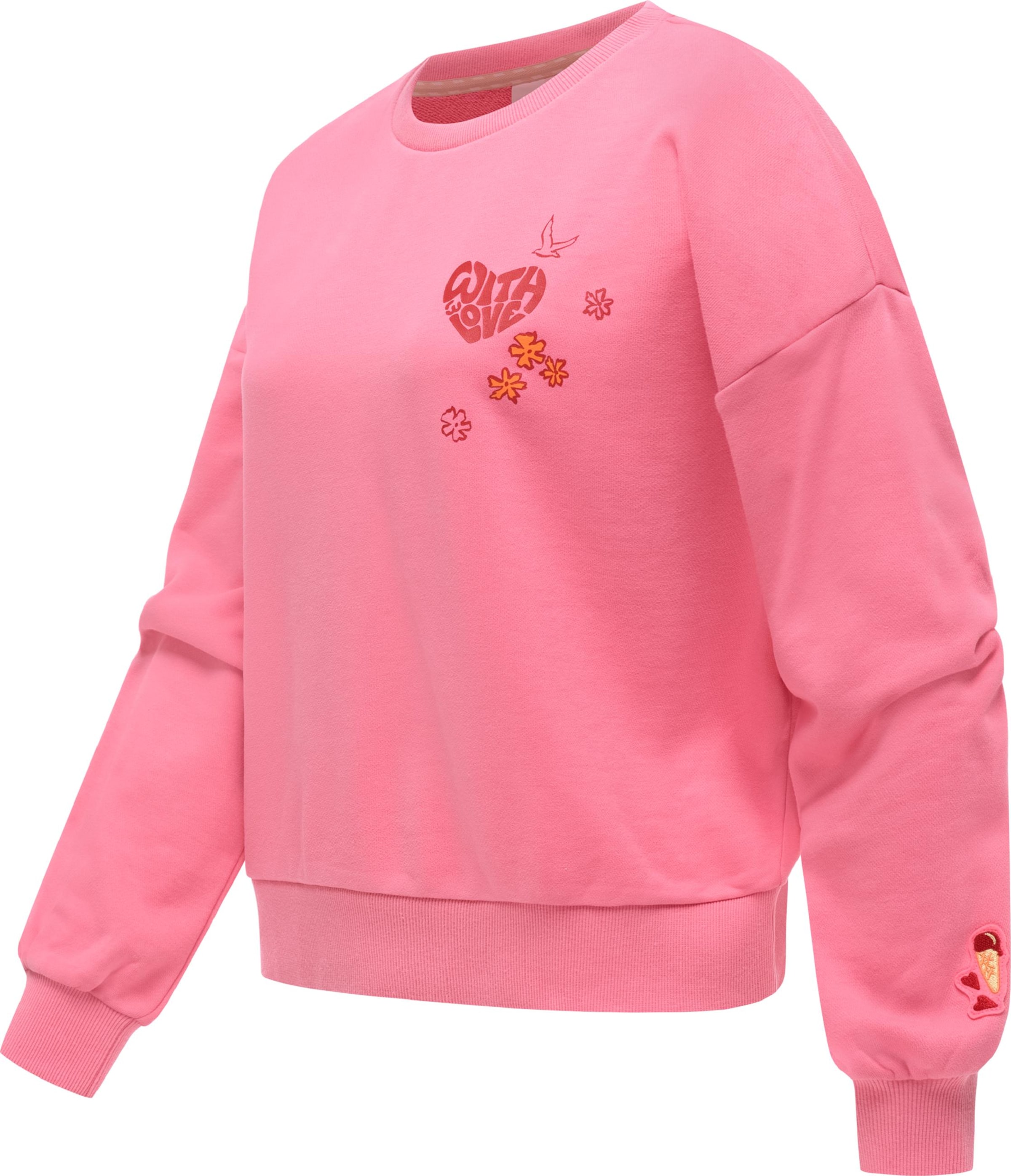 Sweat-shirt 'Wuss' Ragwear en rose