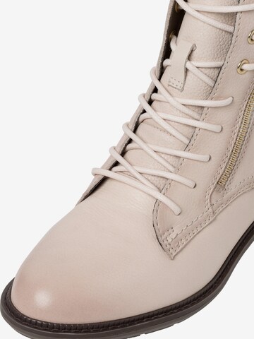 TAMARIS Veterlaarsjes in Beige