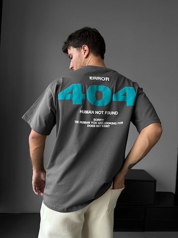 Kleidermafia Shirt 'Oversize 404 T-shirt - Anthracite'‌‌‌‌‌‌‌ in Grau