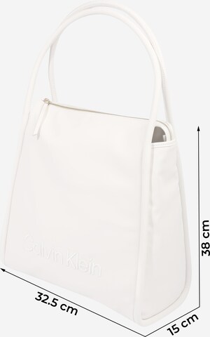 Borsa a mano di Calvin Klein in bianco
