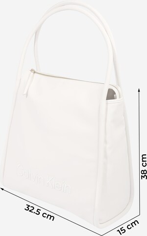 Calvin Klein Käekott, värv valge