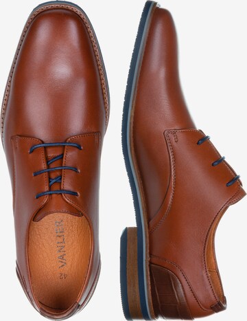 VANLIER Lace-Up Shoes in Brown