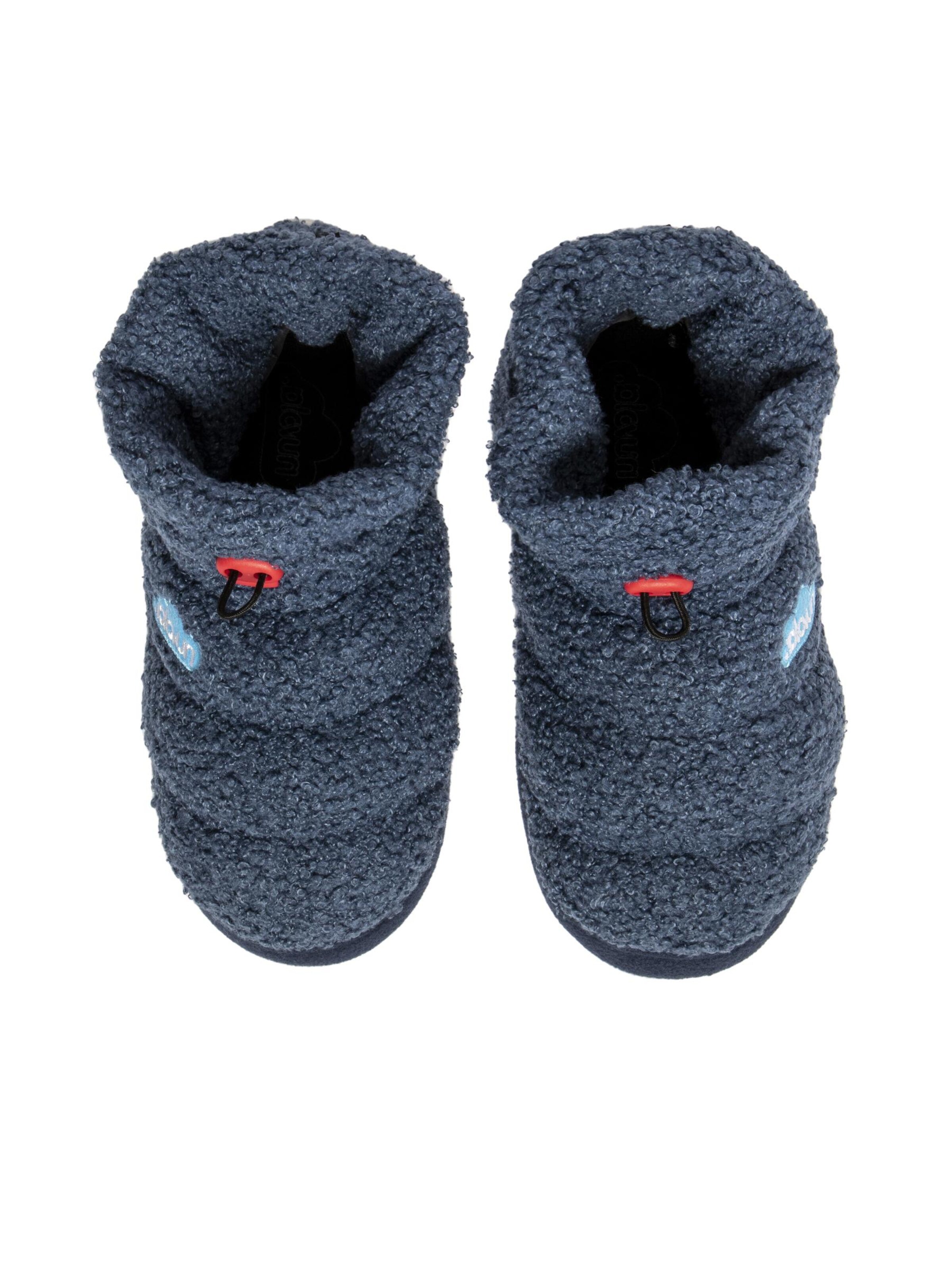 Nuvola. - Pantufa 'Boot Home Sheep' em azul
