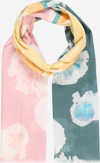 LIEBLINGSSTÜCK Écharpe 'Madelaine' en bleu pastel / jaune / rose / blanc naturel, Vue avec produit