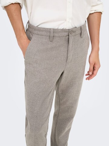 Only & Sons Baggy Pants 'Mark' in Brown