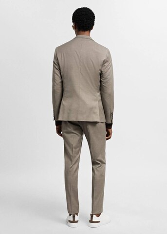 MANGO MAN Regular fit Suit Jacket 'Paris' in Beige