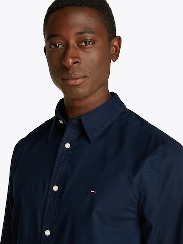 TOMMY HILFIGER Slim fit Overhemd in Blauw