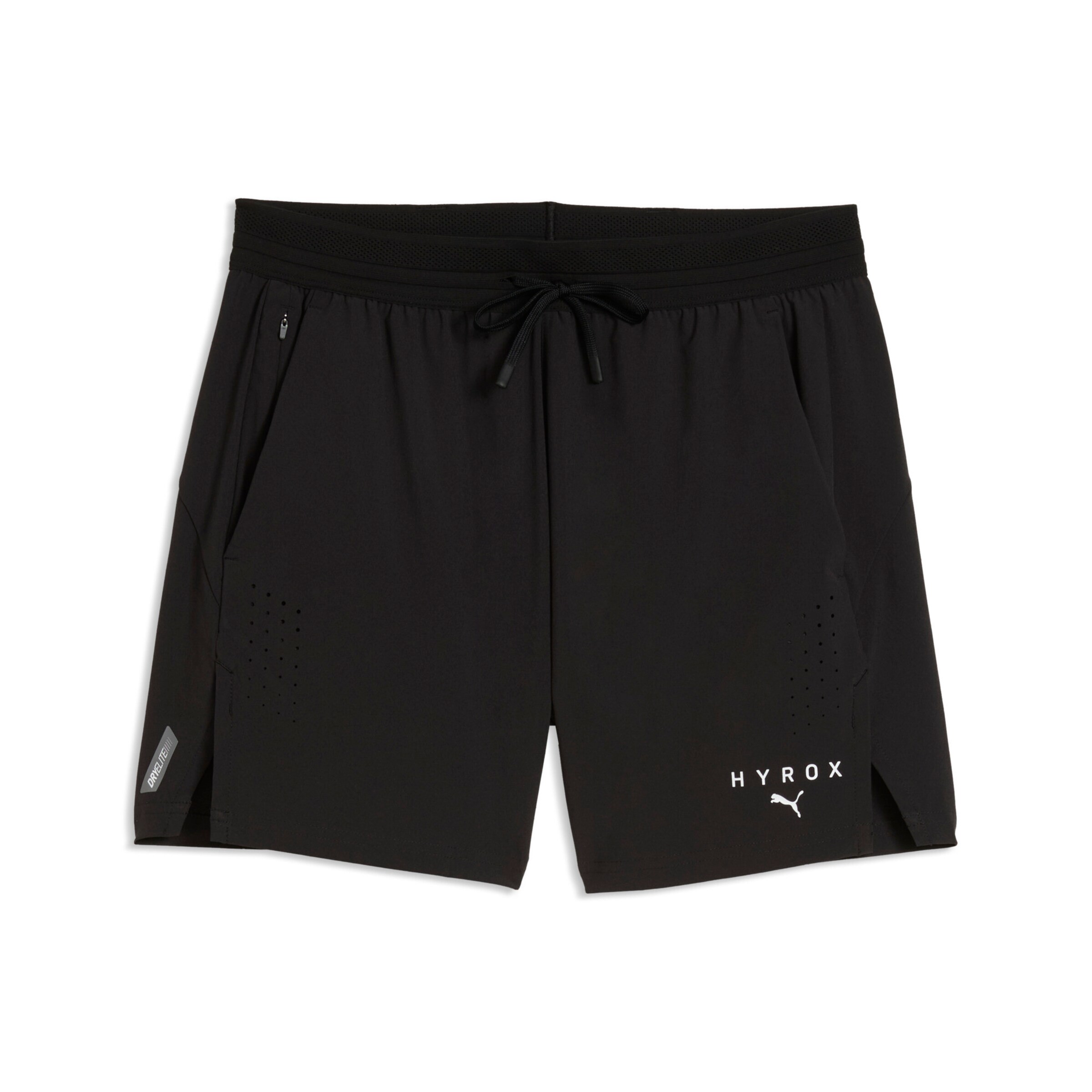 PUMA Slimfit Trainingsshorts in Schwarz: Vorderseite