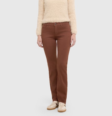 MAC Slim fit Jeans 'Dream' in Brown: front