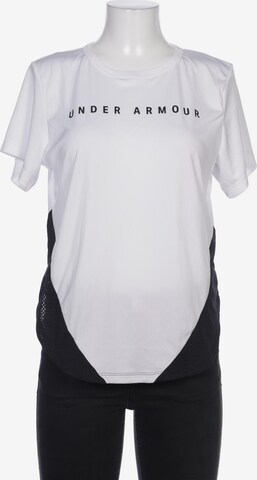 UNDER ARMOUR T-Shirt L in Weiß: predná strana