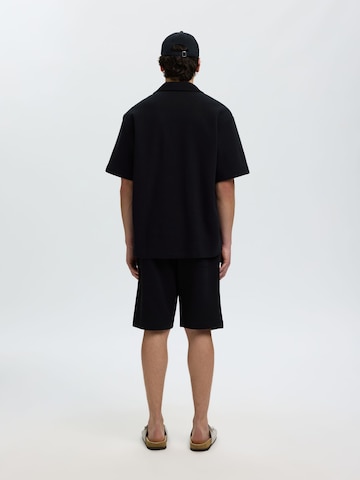 SELECTED Comfort fit Overhemd in Zwart