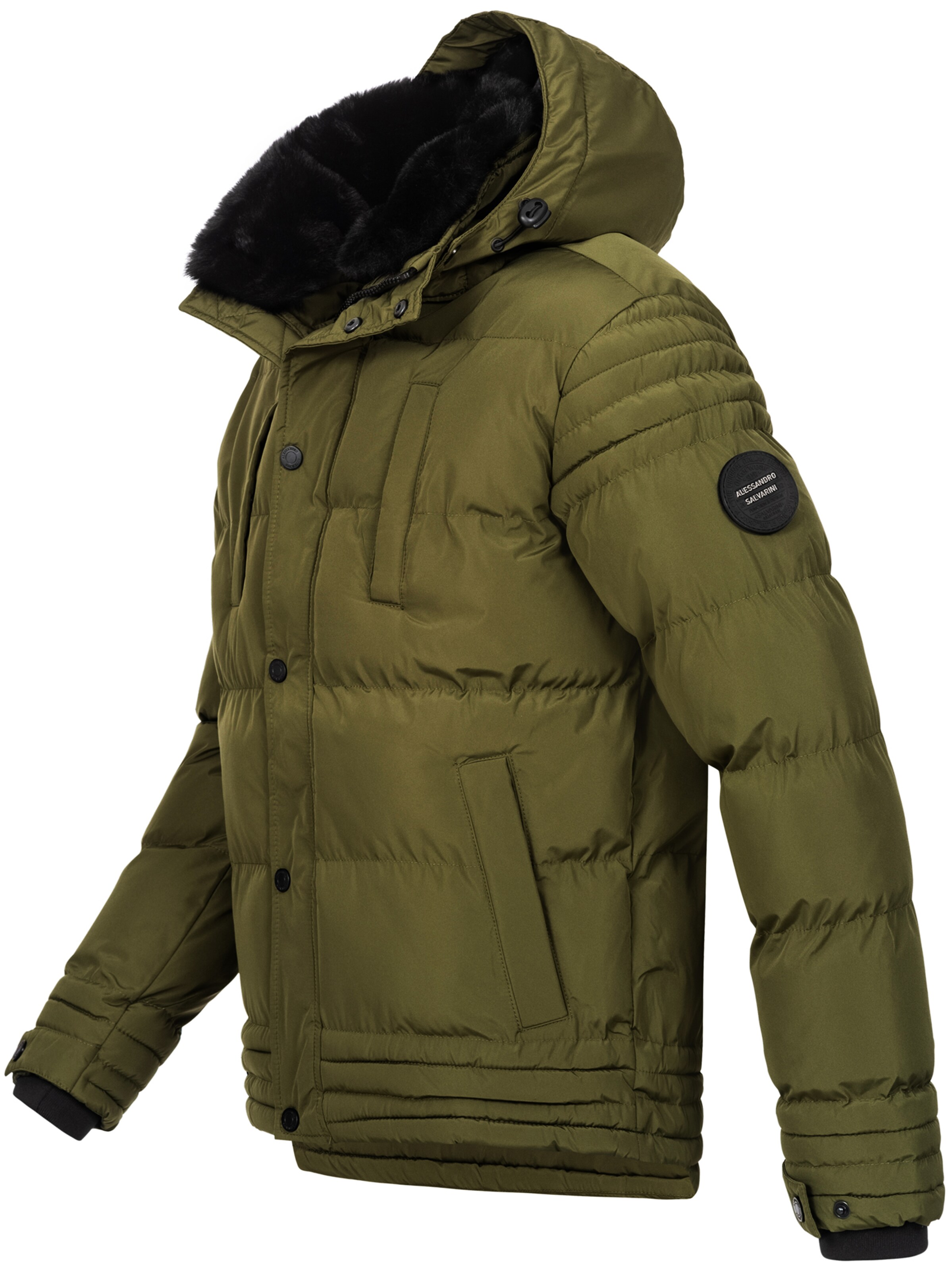 Alessandro Salvarini Winterjas 'Fabiano' in Groen