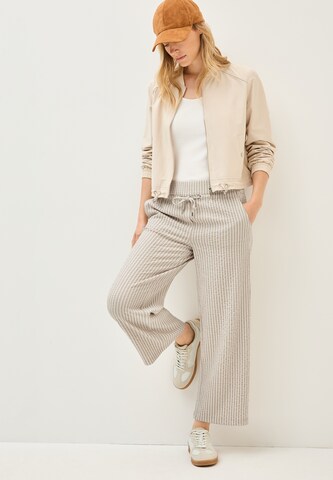 CECIL Wide Leg Hose in Beige