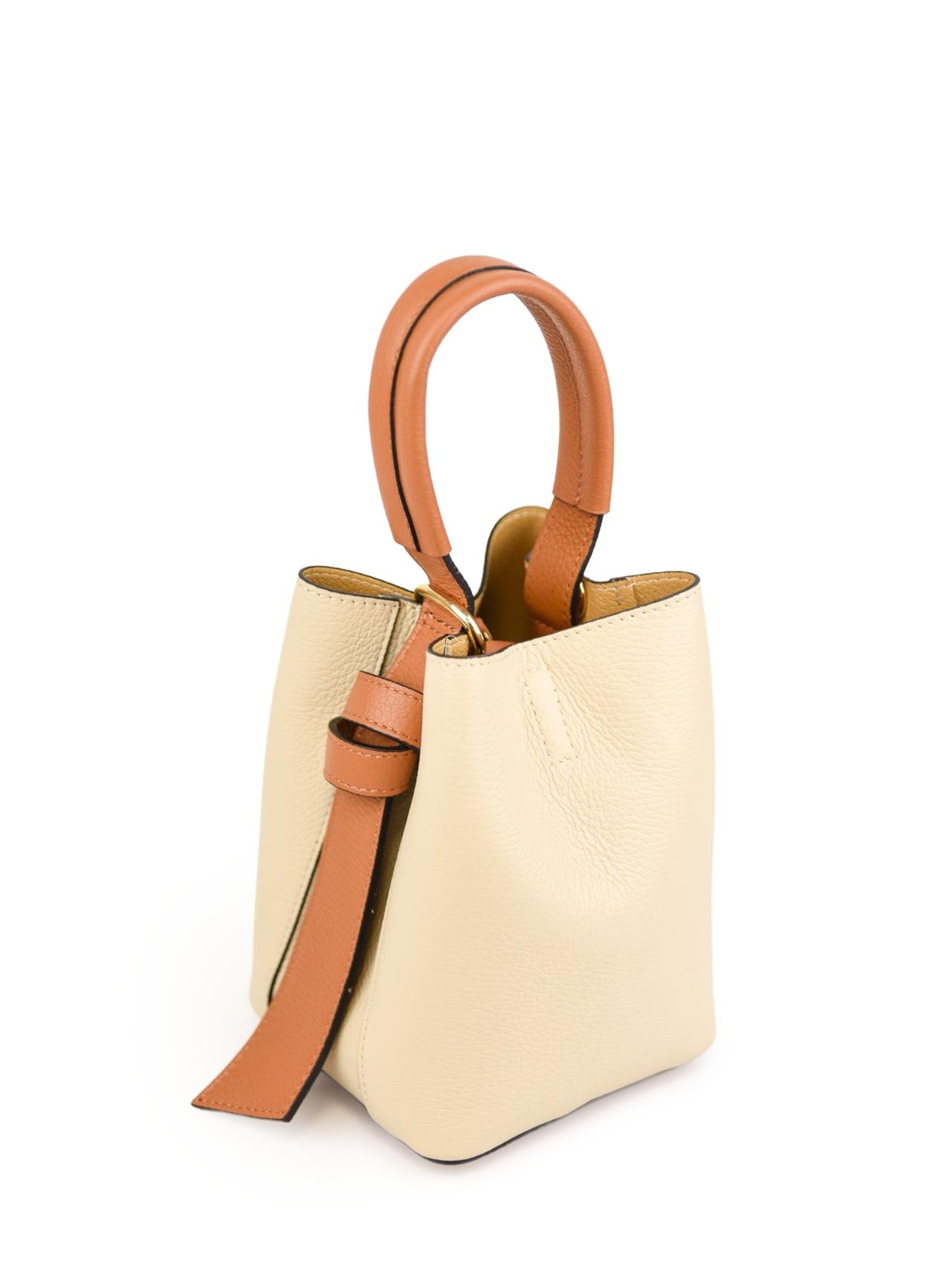 Sacs à main 'La Doppia' SARA BY JG en beige
